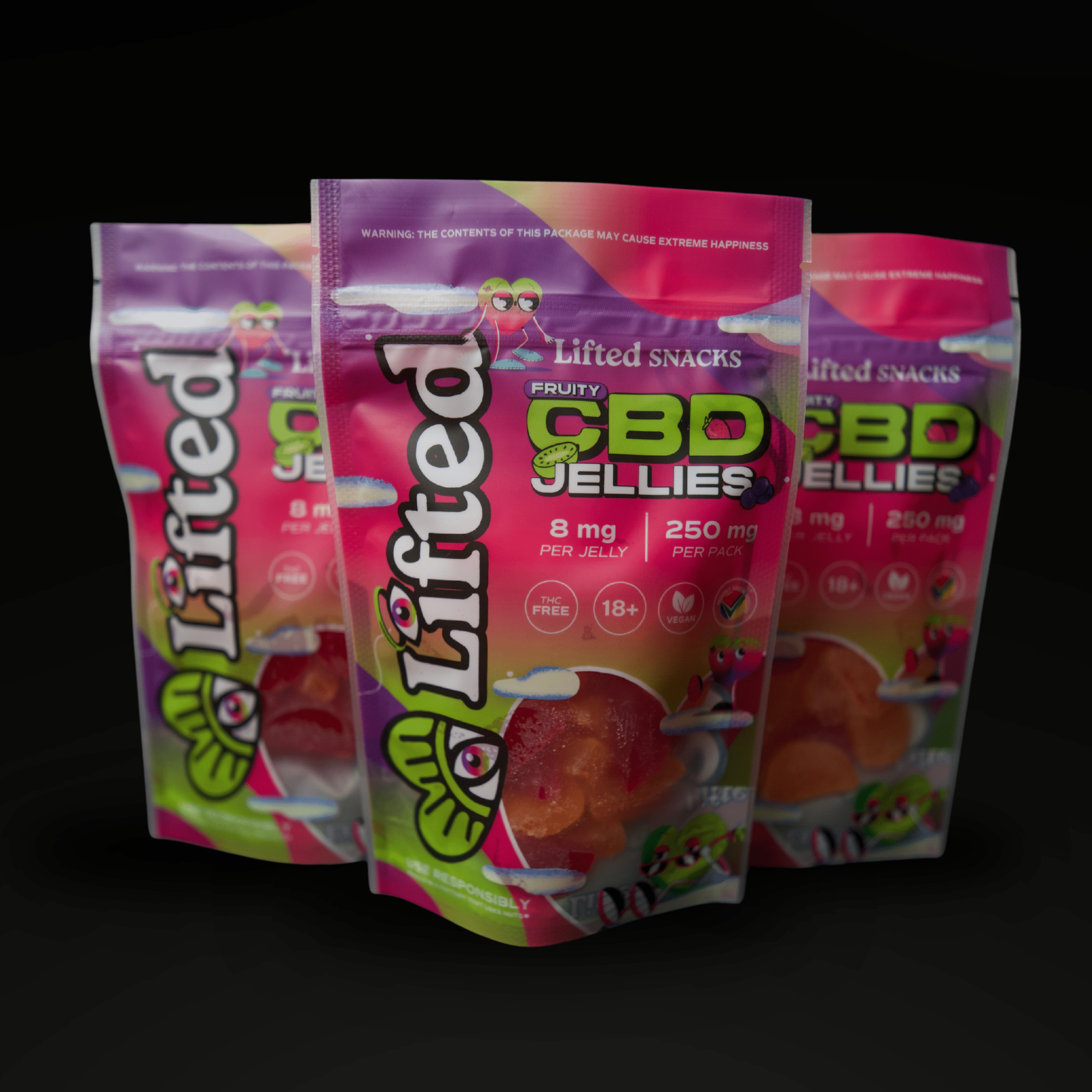 CBD Sugar Coated Gummies 250 mg - Image 2