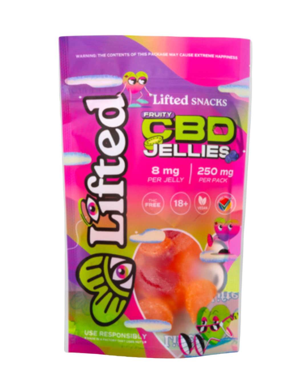 CBD Sugar Coated Gummies 250 mg